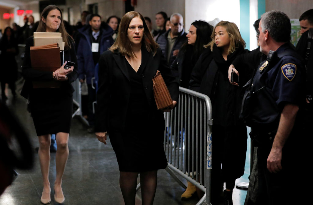 Prosecutor Joan Illuzzi-Orbon arrives at New York Criminal Court for film producer Harvey Weinstein's sexual assault trial...