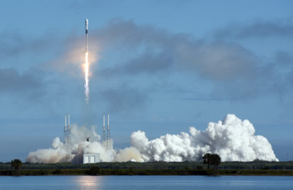 SpaceX launches station supplies, nails 50th rocket landing