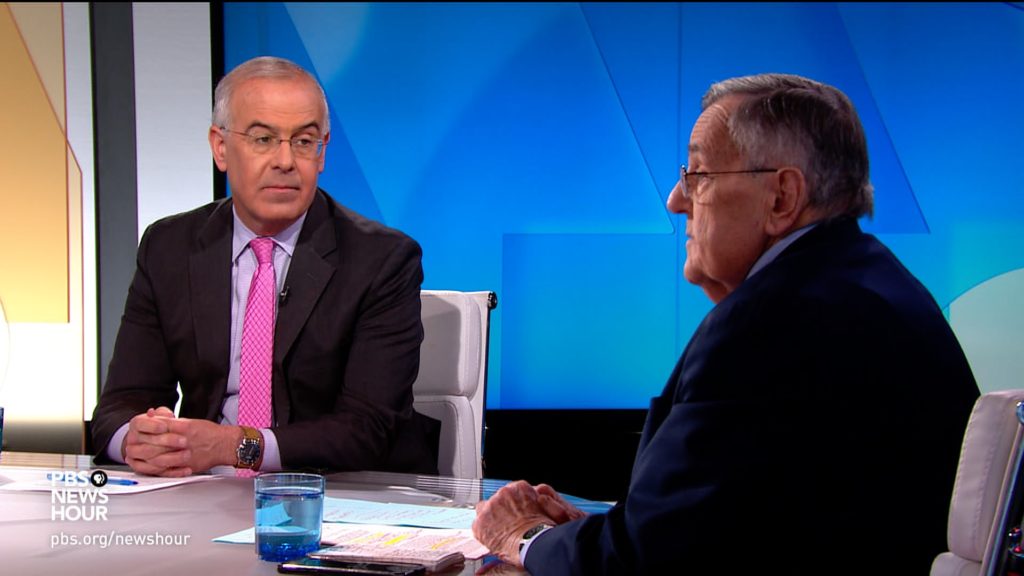 Shields and Brooks on Warren’s farewell, Biden’s surge PBS News