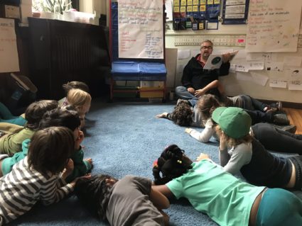 A glimpse of a second-grade class during the outbreak