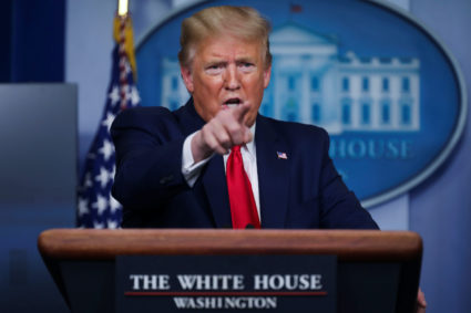 Trump signs immigration order as part of pandemic crackdown