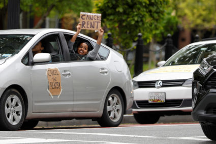 Jobless fret as rent comes due again amid virus outbreak