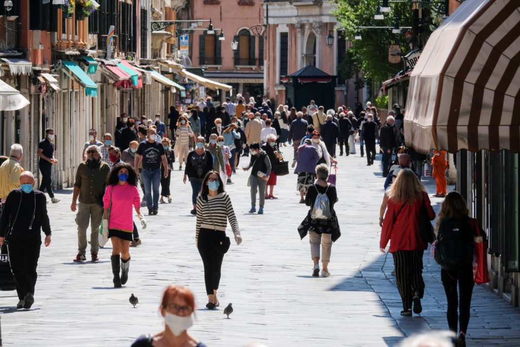 More movement is seen in the streets as the country begins slightly relaxing restrictions, as it prepares a staged end to ...