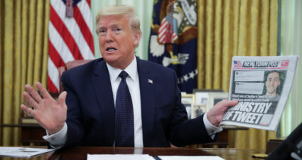 Trump escalates war on Twitter, social media protections