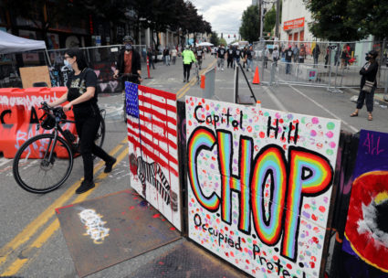 Seattle police pledge to protect occupied zone