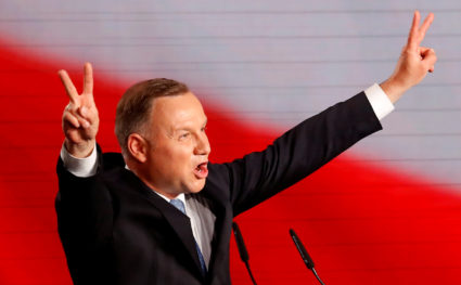 Polish president attacks LGBTQ rights as he heads to runoff