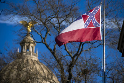 Mississippi lawmakers vote to remove rebel emblem from flag
