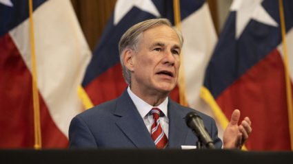 In May, Texas Gov. Greg Abbott announced the reopening of more Texas businesses during the COVID-19 pandemic at a press conference at the Texas State Capitol in Austin, Texas. Photo by Lynda M. Gonzalez/Getty Images