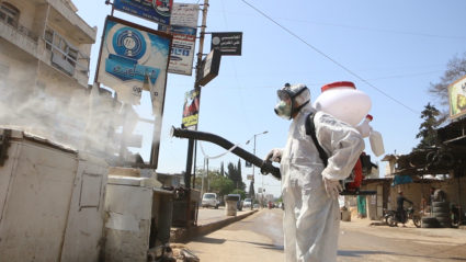 Syrian civilians prepare for a new battle with invisible foe: coronavirus