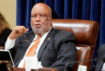 picture of rep. bennie thompson during a hearing on Capitol Hill
