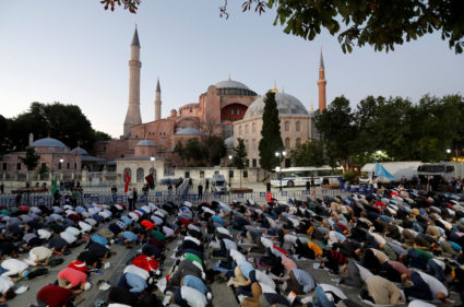 Turkey's president formally makes Hagia Sophia a mosque