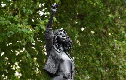 Statue of Black protester replaces toppled U.K. slave trader