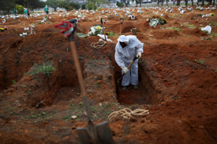 Brazil nears 2 million coronavirus cases, with 75,000 dead