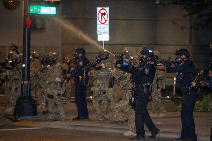 Oregon officials decry federal agents after protest clashes