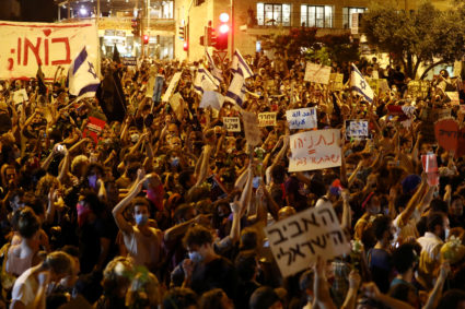 Coronavirus crisis sparks a young Israeli protest movement