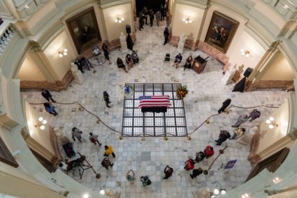 WATCH: Civil rights icon John Lewis lauded as hero at Georgia Capitol &mdash; July 29, 2020