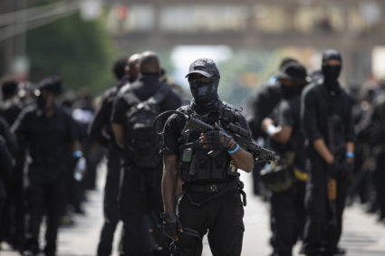 Competing protesters converge on Breonna Taylor&rsquo;s hometown