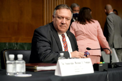 Under scrutiny from lawmakers, Pompeo dismisses concerns about politics, morale