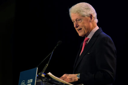 WATCH: Former President Bill Clinton's says Trump will 'blame, bully and belittle' if he stays in White House