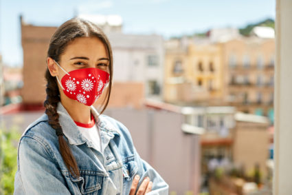 Why wearing a mask and breathing in less coronavirus probably means you get less sick