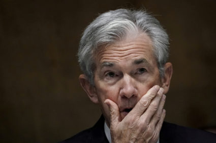 Federal Reserve Board Chairman Jerome Powell testifies during a Senate's Committee on Banking, Housing, and Urban Affairs hearing in Washington, DC, U.S., September 24, 2020. Photo by Drew Angerer/Pool via REUTERS