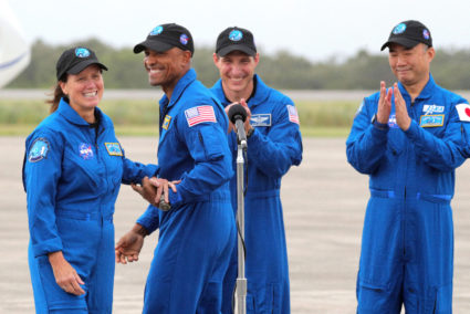 Astronauts arrive at launch site for 2nd SpaceX crew flight