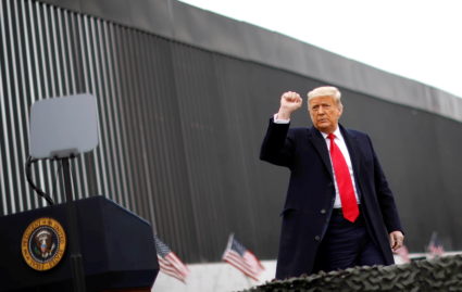 Trump says &lsquo;25th Amendment is of zero risk to me&rsquo; while visiting Texas border wall
