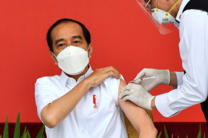 Indonesia starts mass coronavirus vaccinations over vast territory