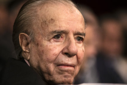 Flamboyant former Argentine President Carlos Menem dies