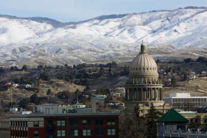 A view of the Idaho State Capitol on January 14, 2008. Photo by Ned Dishman/NBAE via Getty Images