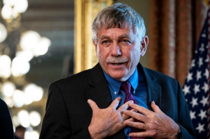 Dr. Eric Lander, Director of the Office of Science and Technology Policy (OSTP), speaks following being ceremonially sworn in by U.S. Vice President Kamala Harris at the Eisenhower Executive Office Building near the White House in Washington, U.S., June 2, 2021. Photo by Al Drago/REUTERS