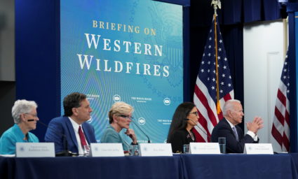 U.S. President Biden holds meeting on preparedness to heat, drought and wildfires, in Washington