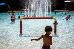 Hundreds flocked to public pools during hot weather in Portland