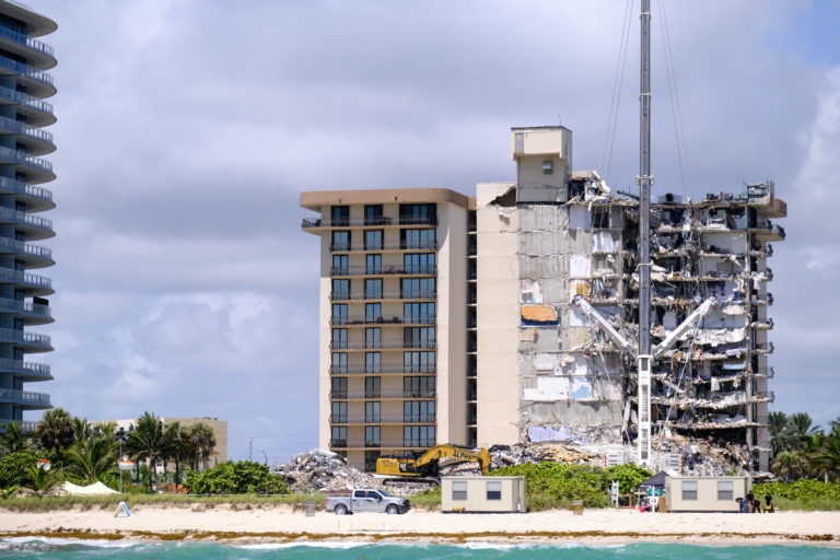 Search and rescue operations continue after partial building collapse in Surfside, Florida