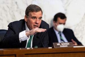Senator Mark Warner of Virginia speaks