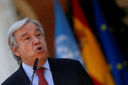 UN chief says the world is in 'life-or-death struggle' for survival