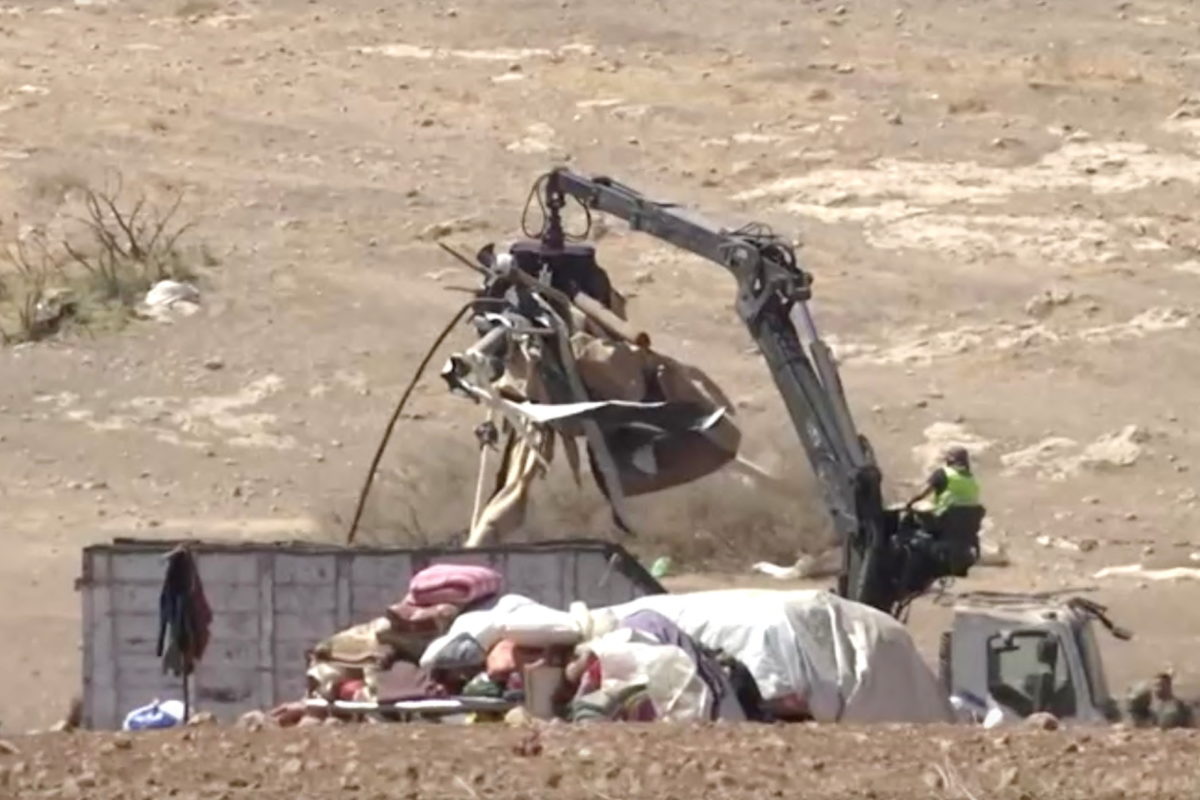 Israel again demolishes Palestinian village in West Bank | PBS NewsHour