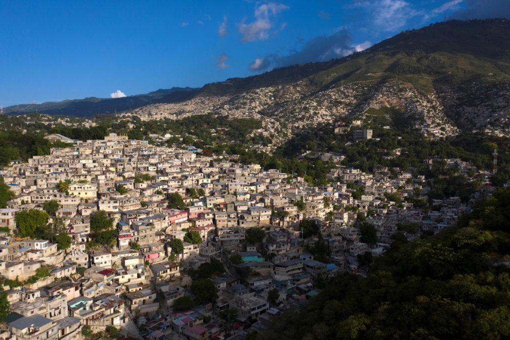 An aerial view of the Jalousie neighborhood