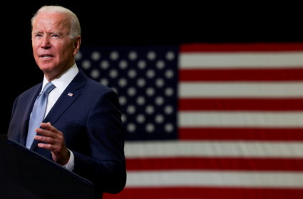 FILE PHOTO: U.S. President Joe Biden delivers remarks on his proposed "American Families Plan" legislation at McHenry Coun...