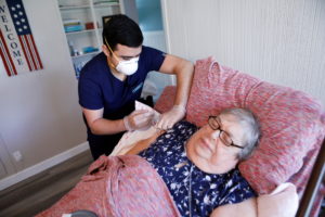 Home delivery for COVID-19 vaccine
