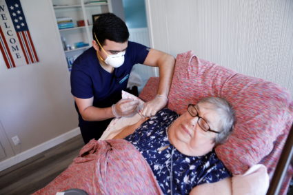 Home delivery for COVID-19 vaccine