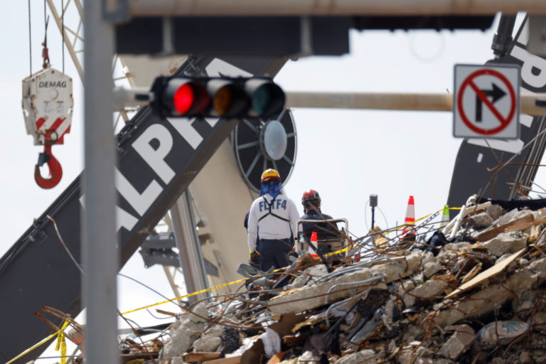Partial collapse of residential building in Surfside