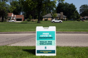 Mobile vaccination clinic hosted by Detroit Health Department in partnership with Detroit Public Schools Community District