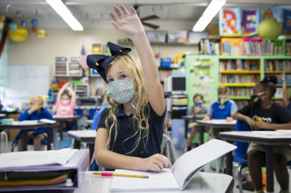 Schools reopening in Mississippi amidst coronavirus pandemic.