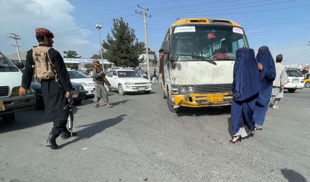 Daily life views as Afghans continue to wait at airport in Kabul