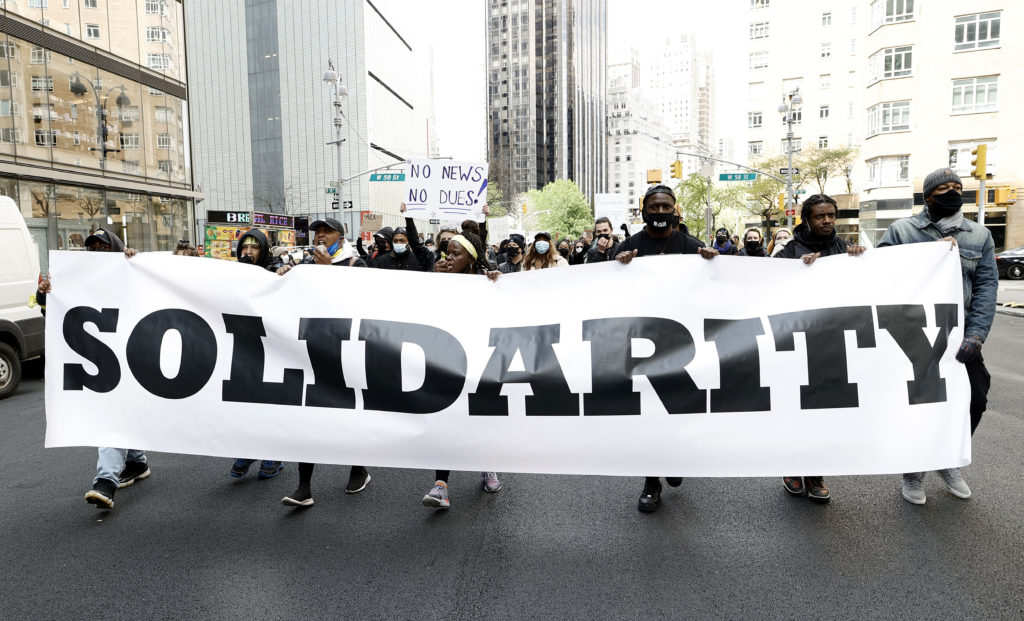 Broadway Stars March Against Racism & Inequality In The Theater Industry