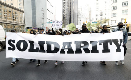 Broadway Stars March Against Racism &amp; Inequality In The Theater Industry