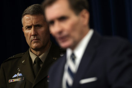 Pentagon Spokesperson Kirby And Army Maj. Gen. Taylor Brief Media At Pentagon