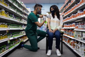 COVID-19 vaccine booster dose administered in Schwenksville