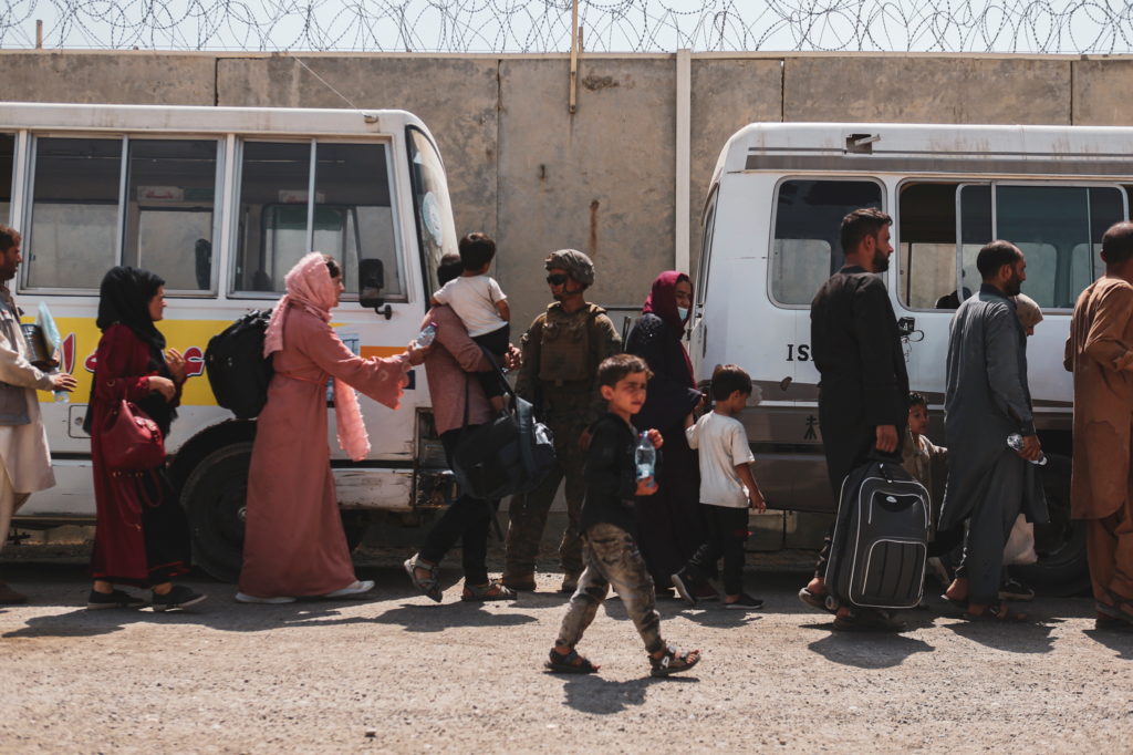 U.S. forces assist in Afghanistan evacuation
